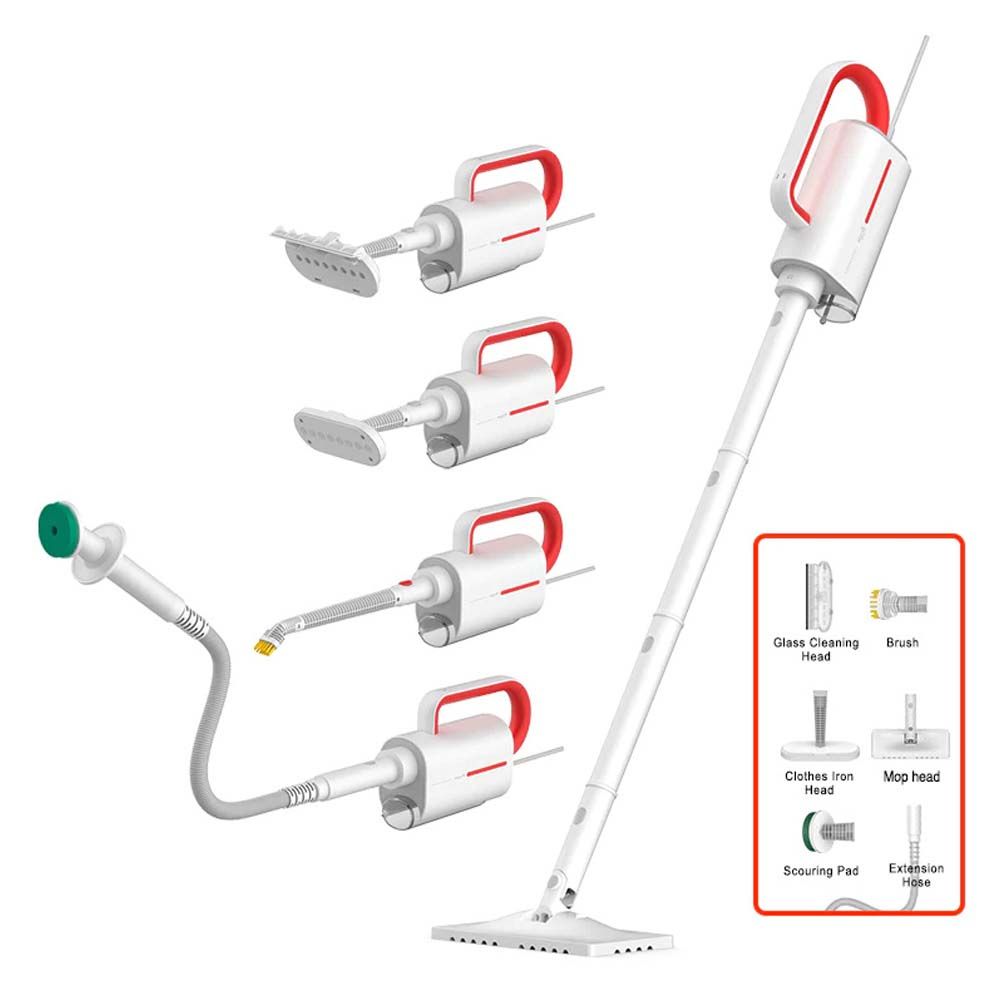 Deerma Multifunctional Handheld Steam Mop Floor Cleaner White